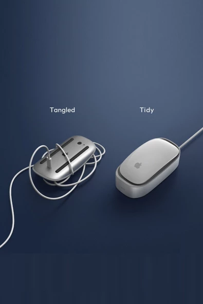 Apple Magic Mouse Pro Uyumlu  Şarj İstasyonu Nova Serisi Minimalist Tasarım  Pink - 6