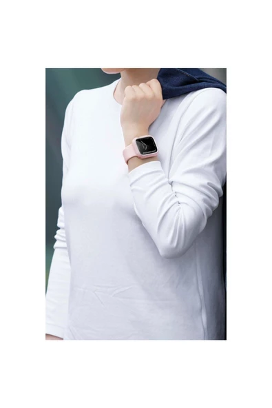 Apple Watch 41mm Kasa Koruyucu Moduo Serisi Değiştirilebilir 2'li Çerçeve  Grey - 3