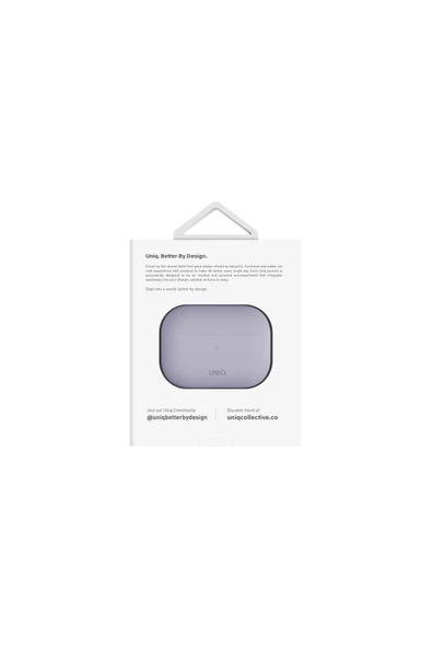 Airpods Pro 2 (2.NESİL) Kılıf Lino Serisi Silikon Kablosuz Şarj Destekli Koruyucu  Lavender - 6