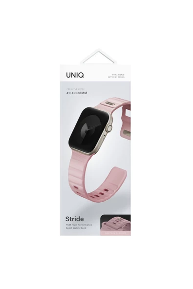 Apple Watch Se Series 1 2 3 4 5 6 7 8 9 38 40 41MM Snowboard Dalış Dağcılık Ekstrem Spor Kayışı  Pembe - 4