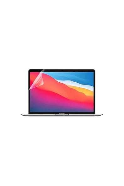 Macbook Pro 16 inç M3 / M3 Pro / M3 Max A2991 Kılıf Alt Üst Kapak / Klavye Kılıfı / Ekran Koruyucu  Şeffaf - Resim 3