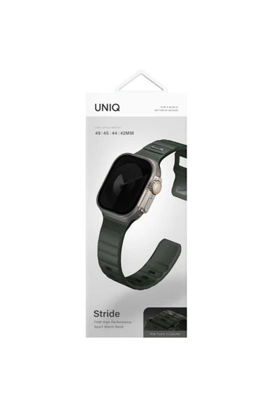 Apple Watch 49mm Ultra 2/1 - 46mm Seri 10-45mm Seri 9/8/7 44mm Seri SE2/SE/6/5/4 Extrem Spor Kayışı  Haki - 4