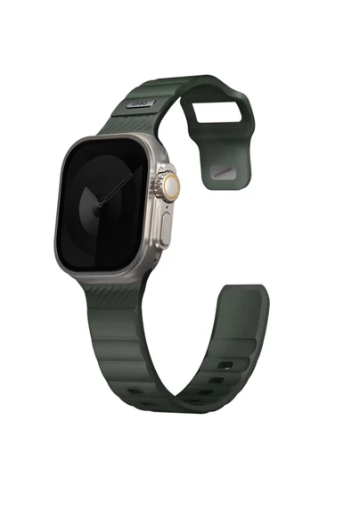 Apple Watch 49mm Ultra 2/1 - 46mm Seri 10-45mm Seri 9/8/7 44mm Seri SE2/SE/6/5/4 Extrem Spor Kayışı  Haki - 2