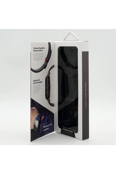 Apple Watch 49mm Ultra 2/1 - 46mm Seri 10 - 45mm Seri 9/8/7 - 44mm Seri SE2/SE/6/5/4 Deri Kordon  Black - 7