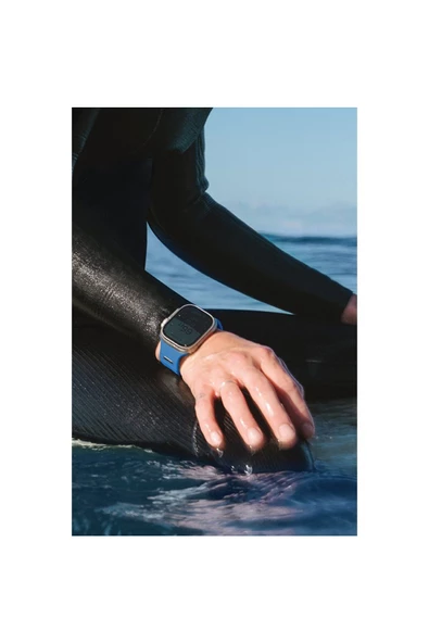 Apple Watch 49mm Ultra 2/1 - 46mm Seri 10-45mm Seri 9/8/7 44mm Seri SE2/SE/6/5/4 Extrem Spor Kayışı  Mavi - 2