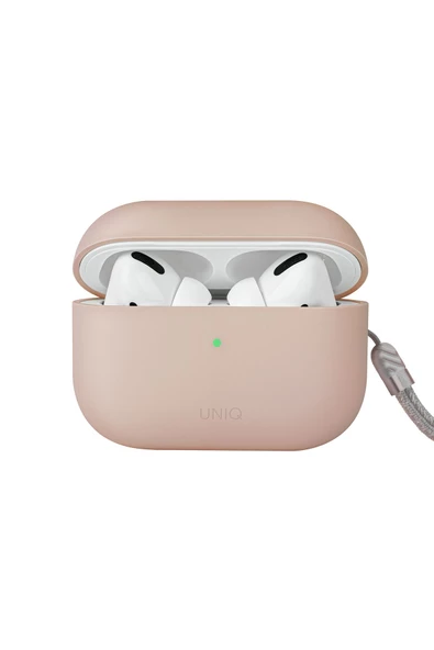 Airpods Pro 2 (2.NESİL) Kılıf Lino Serisi Silikon Kablosuz Şarj Destekli Koruyucu  Pink