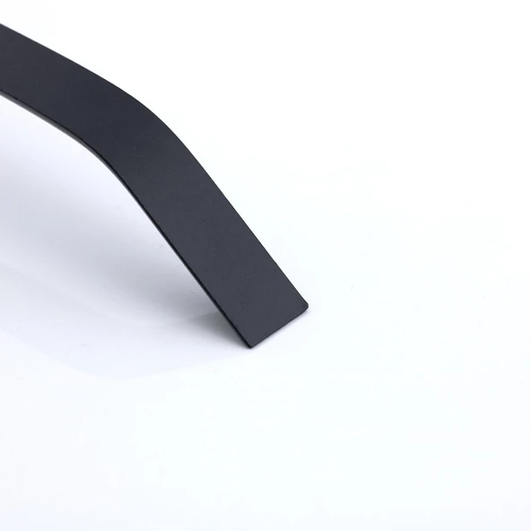 Şahin Siyah Metal Kulp 224 mm - 22.4 cm Mobilya Çekmece Mutfak Dolabı Dolap Kulpları Kulbu Kulpu - 3