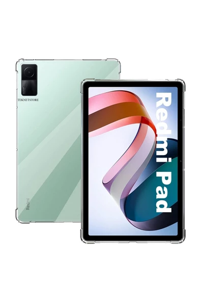 Xiaomi Redmi Pad 4gb / 6gb 128gb 10.6" Uyumlu Şeffaf Koruyucu Tablet Kılıfı Darbe Emici