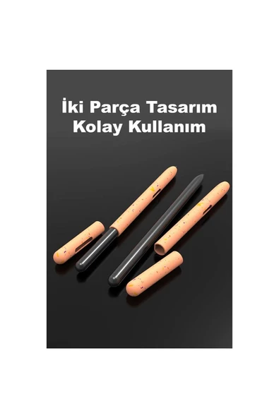 Samsung Galaxy Tab İle Uyumlu S7/S9/S8+/S9 Ultra /Note10/Note10+/Note20 Kalem Ucu 5li Paket  Işıltılı Pembe - 6