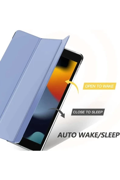 Samsung Galaxy Tab A8 Sm-x200 10.5 Inç Tablet Uyumlu Flip Smart Standlı Akıllı Kılıf Smart Cover  Lila - 2