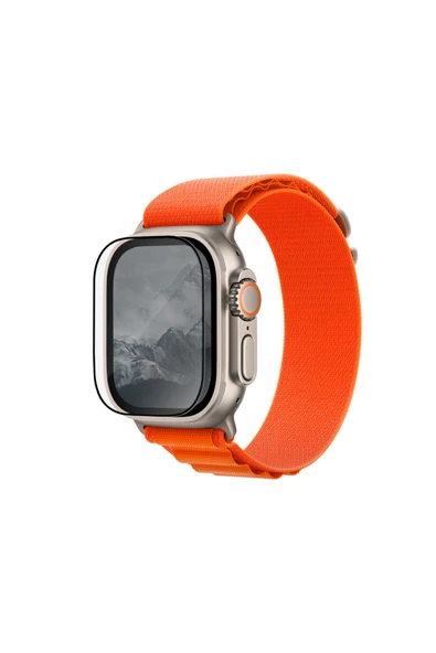 Apple Watch Ultra 49mm Ekran Koruyucu Cam Dust Repel™ Teknolojisi Yüksek Koruma Parmak İzi Bırakmama - 2