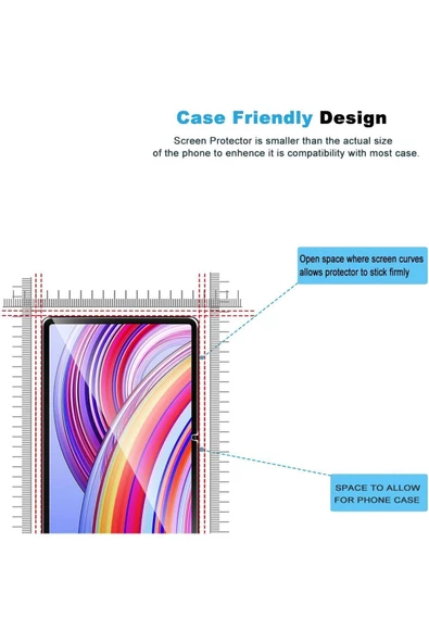 Xiaomi Redmi Pad Pro 8 GB 256 GB 12.1" 2024 Nano Kırılmaz Ekran Koruyucu Şeffaf Esnek Cam Tam Uyumlu - 2