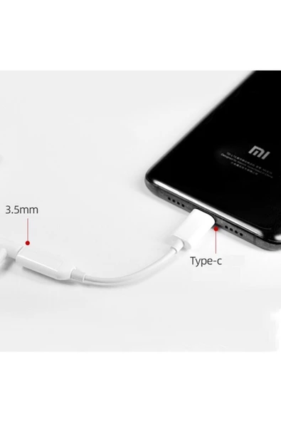 shpx Aux Audio Sadece Xiaomi Uyumlu Beyaz Kulaklık Jack Mi Dönüştürücü nslm 1037065 - 2