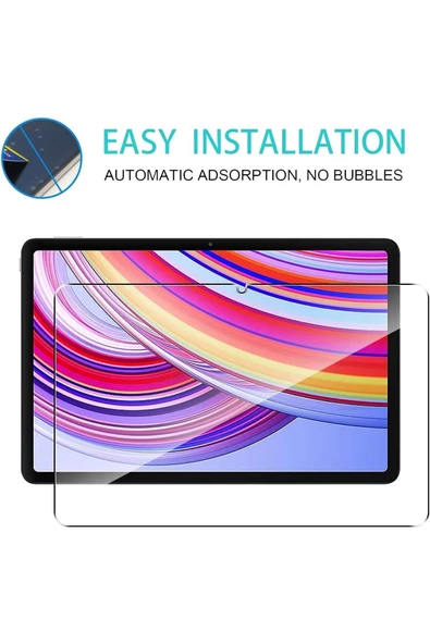 Xiaomi Redmi Pad Pro 8 GB 256 GB 12.1" 2024 Nano Kırılmaz Ekran Koruyucu Şeffaf Esnek Cam Tam Uyumlu - 3