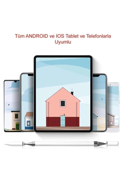 Lenovo Tab M10 Plus Uyumlu Dokunmatik Stylus Kalem Tablet Telefon Için Çizim Ve Yazı Kalemi - 3