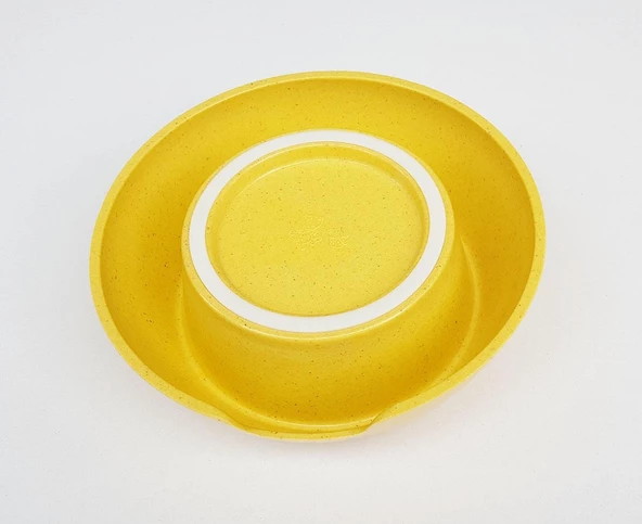 Bobo Bambu Mama ve Su Kabı BO-3186 500 ML Sarı - Resim 2