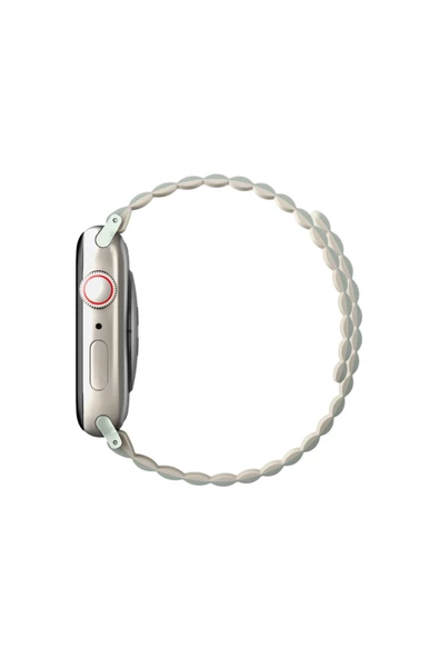 Apple Watch 49mm Ultra 2/1 - 46mm Seri 10 - 45mm Seri 9/8/7 - 44mm Seri SE2/SE/6/5/4 Kordon Kayış  Sage Beige - 2