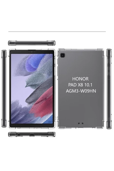 Honor Pad X8 10.1'' Inç 2023 Uyumlu Şeffaf Koruyucu Tablet Kılıfı (AGM3-W09HN)