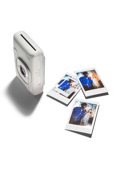 Instax mini LiPlay Hybrid Misty White Fotoğraf Makinesi 20'li Film - Resim 7