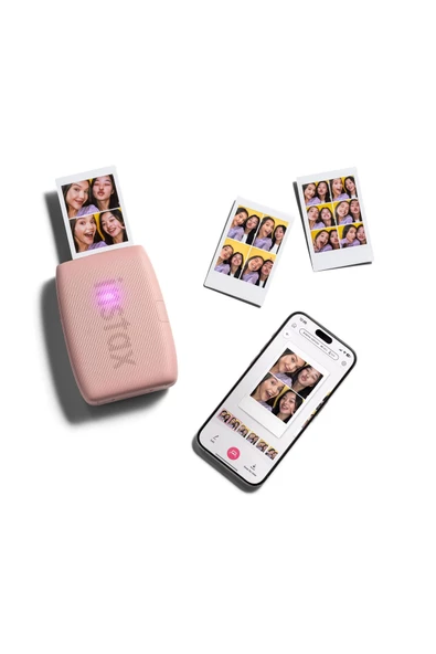 Instax mini Link 3 Pembe Akıllı Telefon Yazıcısı ve 20'li mini Film - 4