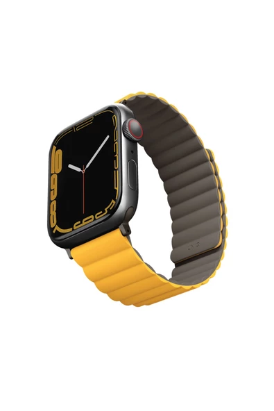 Apple Watch 49mm Ultra 2/1 - 46mm Seri 10 - 45mm Seri 9/8/7 - 44mm Seri SE2/SE/6/5/4 Kordon Kayış  Mustard Khaki - 2