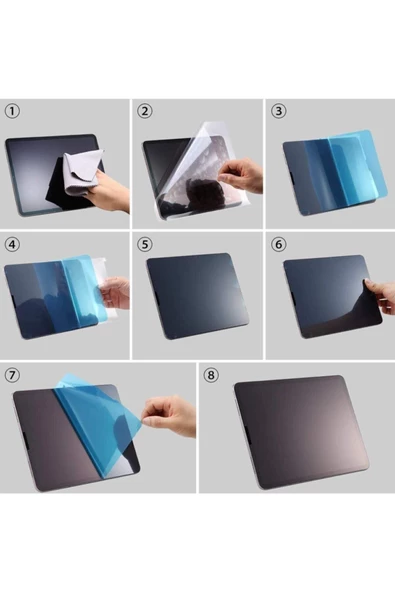 Ipad 9.7 Inc 5. 6. Nesil 2017 2018 Nano Kırılmaz Ekran Koruyucu Kırılmaz Şeffaf Cam Tam Uyumlu - 7