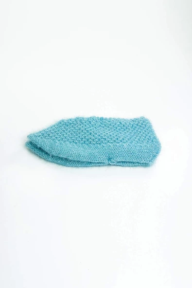 2 Çift El Örgüsü Kışlık Şık Kadın Yün Patik Set 5 - 3