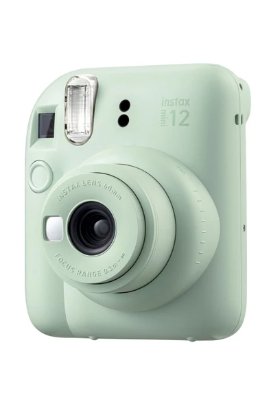 Instax Mini 12 Yeşil Fotoğraf Makinesi 20'lu Film Mini Albüm ve Deri Kılıf Seti - 3