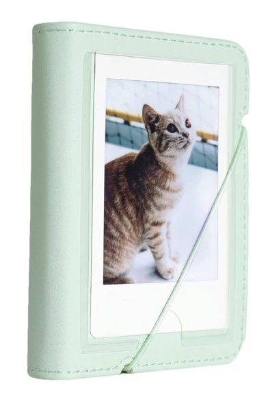 Instax Mini 12 Yeşil Fotoğraf Makinesi 10'lu Film Mini Albüm ve Deri Kılıf Seti - Resim 6