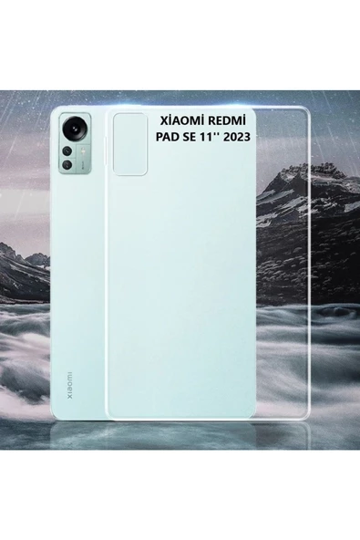 Xiaomi Redmi Pad Se 11 Inç Uyumlu Kılıf Şeffaf Silikon Süper İnce Koruyucu Tasarım Transparan