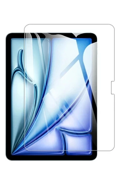 Apple Ipad Air 6 11 Inç 2024 M2 Çip Uyumlu Kılıf Silikon Koruyucu + Ekran Koruyucu + Kalem - 3
