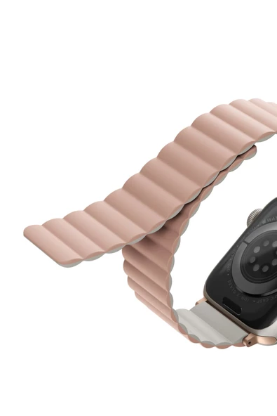 Apple Watch 49mm Ultra 2/1 - 46mm Seri 10 - 45mm Seri 9/8/7 - 44mm Seri SE2/SE/6/5/4 Kordon Kayış  Pink Beige - 6
