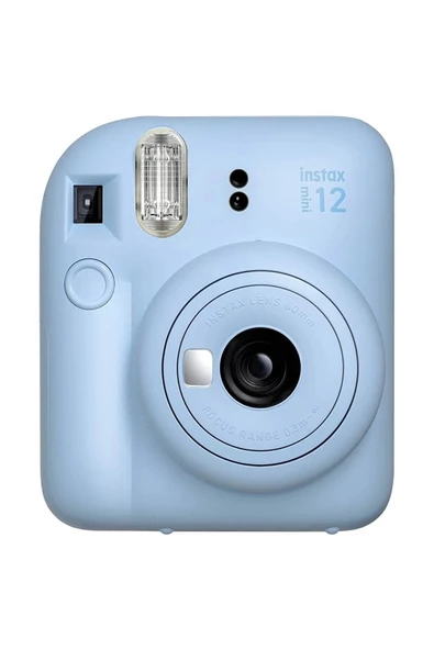 Instax Mini 12 Mavi Fotoğraf Makinesi 20li Film Ve Pvc Albümlü Çantalı Seti 1 - 3