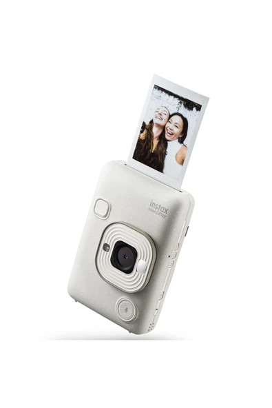 Instax mini LiPlay Hybrid Misty White Fotoğraf Makinesi 20'li Film - Resim 3