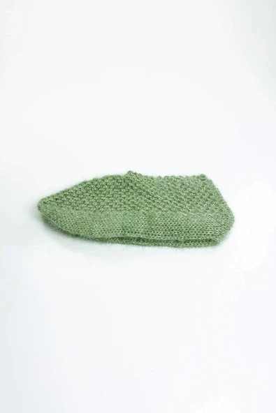 2 Çift El Örgüsü Kışlık Şık Kadın Yün Patik Set 5 - 2