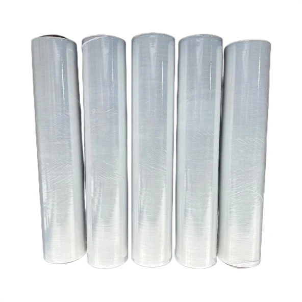 Arma Palet Rulo Streç Film Folyo - Şeffaf - 23 Mikron - 50 Cm. x 300 Metre - 3000 Gr. - 5 Adet - Resim 2