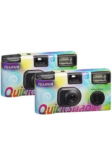 QuickSnap Flash 27 Poz Tek Kullanımlık Analog Fotoğraf Makinesi-2'li Paket