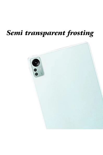 Xiaomi Redmi Pad Se 11 Inç Uyumlu Kılıf Şeffaf Silikon Süper İnce Koruyucu Tasarım Transparan - 7