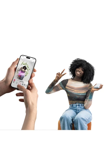 Instax mini Link 3 Beyaz Akıllı Telefon Yazıcısı ve 20'li mini Film - Resim 6