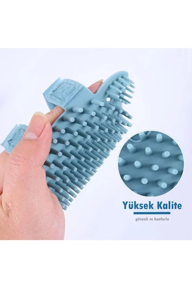 Airtag Yuvalı Kedi Ve Köpek Tasması Kilitli Güvenlik Aparatı Airtag Kılıfı ve Zil Boyun Tasması GPS  #1 Açık Mavi - 2