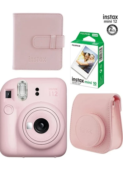 Instax Mini 12 Fotoğraf Makinesi 10'lu Film Ve Albümlü Çantalı Seti 87 ürün görseli