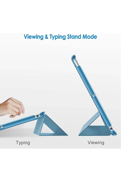 Honor Pad X9 11.5 Kılıf Smart Case Standlı 360 Tam Koruma Akıllı Uyku Modlu Kapak  MAVİ - Resim 3