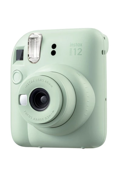 Instax Mini 12 Yeşil Fotoğraf Makinesi 10'lu Film Mini Albüm ve Deri Kılıf Seti - Resim 3