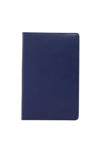 Xiaomi Redmi Pad Se 8.7 Inç Tablet Uyumlu Uyku Modlu 360 Döner Pu Deri Kılıf Seti  LACİVERT - 6