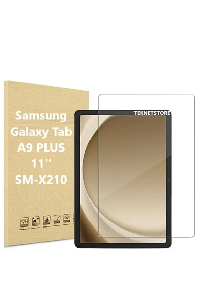 Samsung Galaxy Tab A9+ Plus 11 Inç Nano Kırılmaz Ekran Koruyucu Şeffaf Cam Tam Uyumlu Sm-x210 - 3