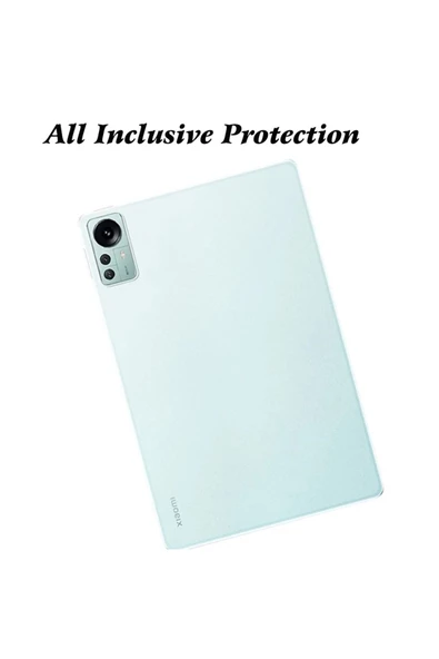 Xiaomi Redmi Pad Se 11 Inç Uyumlu Kılıf Şeffaf Silikon Süper İnce Koruyucu Tasarım Transparan - 6