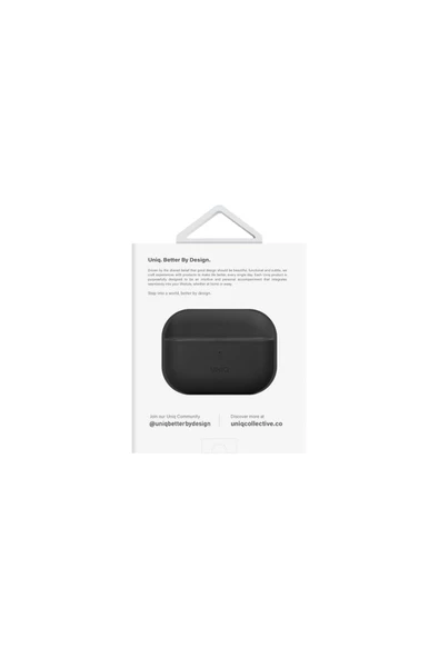 Airpods Pro 2 (2.NESİL) Kılıf Terra Serisi Hakiki Deri Kablosuz Şarj Destekli Koruma  Black - 6