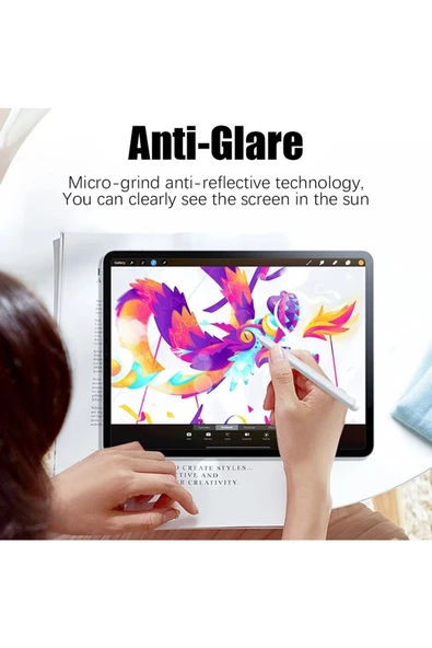 Samsung Galaxy Tab S9 11 Inç Nano Kırılmaz Ekran Koruyucu Şeffaf Cam Tam Uyumlu Sm-x710 - Resim 3