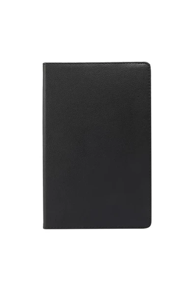 Xiaomi Redmi Pad Se 8.7 Inç Tablet Uyumlu Uyku Modlu 360 Döner Pu Deri Kılıf Seti SİYAH - 5