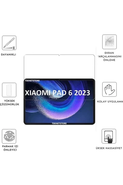 Xiaomi Pad 6 11 inç Uyumlu 360° Dönebilen Standlı Tablet Kılıfı Ekran Koruyucu ve Kalem Seti Pembe  Lacivert - 3
